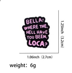 2/$10 Twilight Bella, Where Have You Been Enamel Pin NWT